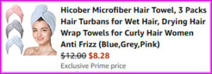 Microfiber Hair Towel Checkout Screen