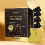 Mimido Under Eye Patches 30 Pairs on the Golden Background