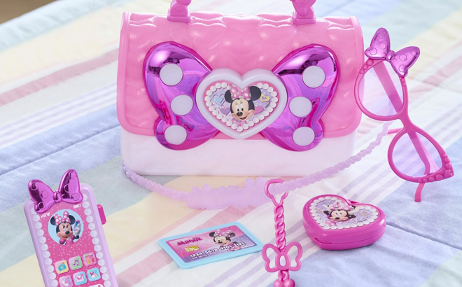 Minnie Mouse Bowfabulous 7 Piece Pretend Play Bag Set