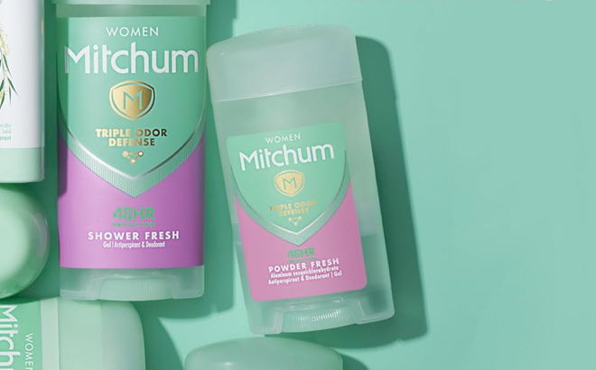 Mitchum Women Gel Antiperspirant Deodorant Powder Fresh