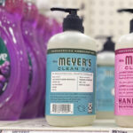 Mrs Meyers Soap on Store Shelf