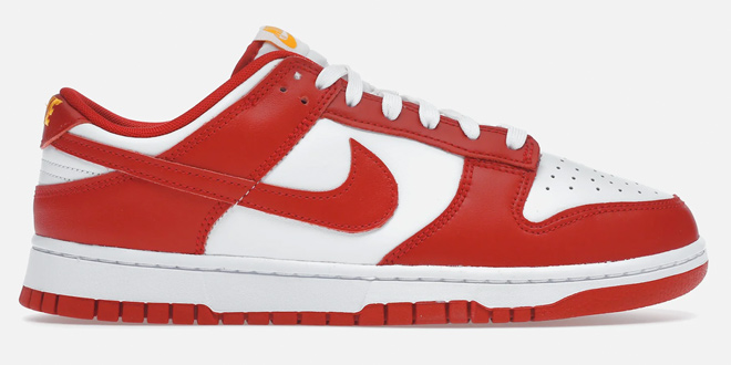 NIKE DUNK LOW GYM RED MENS LIFESTYLE SHOES