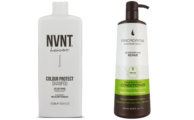 NVNT Colour Protect Shampoo and Macadamia Conditioner