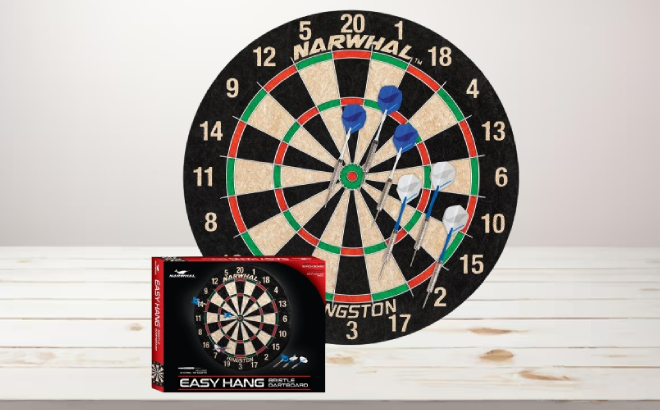 Narwhal Kingston Bristle Dartboard