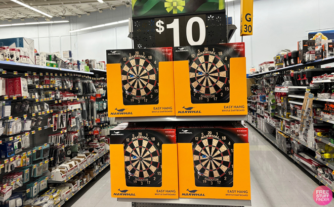 Narwhal Kingston Official Size Bristle Dartboard at Walmart