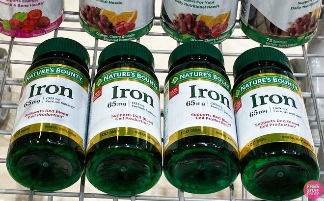 Natures Bounty Iron 65mg 100 ct