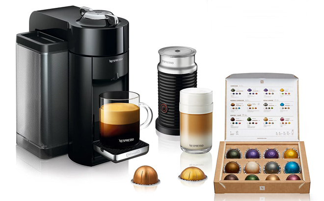 Nespresso Evoluo Coffee Espresso Maker with Frother