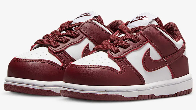 Nike Dunk Low Toddler Shoes Redwood