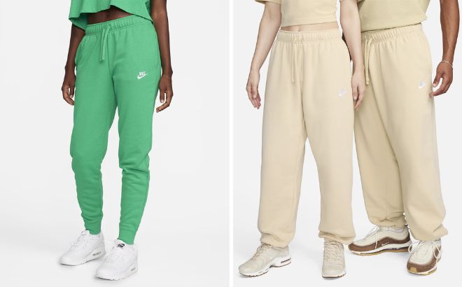 Nike Sportswear Club Fleece Womens Joggers and Club Fleece Womens Sweatpants