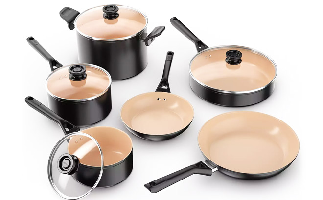 Ninja 10 Piece Ceramic Cookware Set