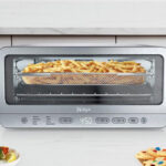 Ninja 8 in 1 Flip Toaster Oven Air Fryer on a Kitchen Counter