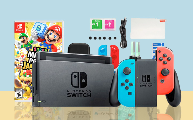 Nintendo Switch Super Mario Jamboree Bundle