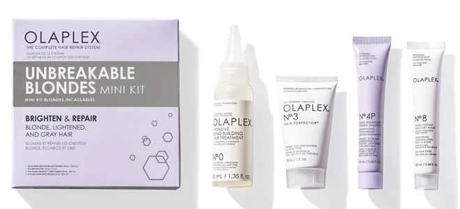 OLAPLEX UNBREAKABLE BLONDES MINI KIT