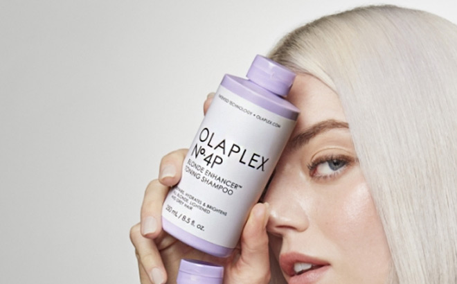 Olaplex No 4P Blonde Enhancer Purple Toning Shampoo