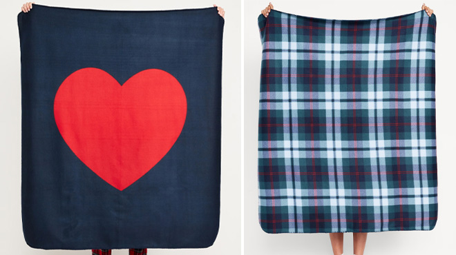 Old Navy Fleece Blankets for the Family