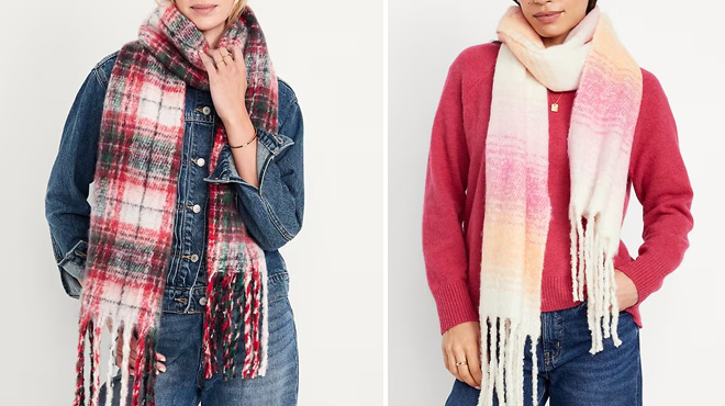 Old Navy Fringed Scarves