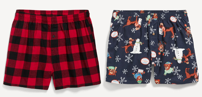 Old Navy Men's Flannel Boxer Shorts