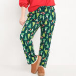 Old Navy Mid Rise Printed Flannel Pajama Pants