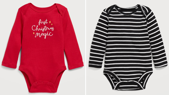 Old Navy Unisex Baby Long Sleeve Graphic Bodysuit