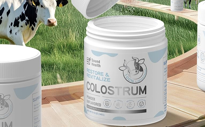 Organic Bovine Colostrum Supplement for Gut Health