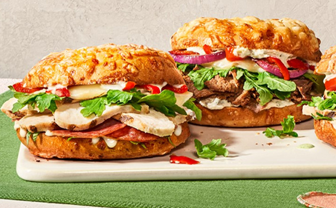 Panera Asiago Bagel Stack