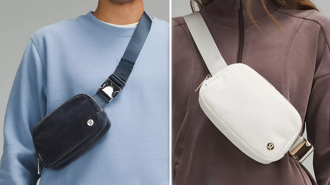 People Wearing Lululemon Corduroy Everywhere Belt Bag