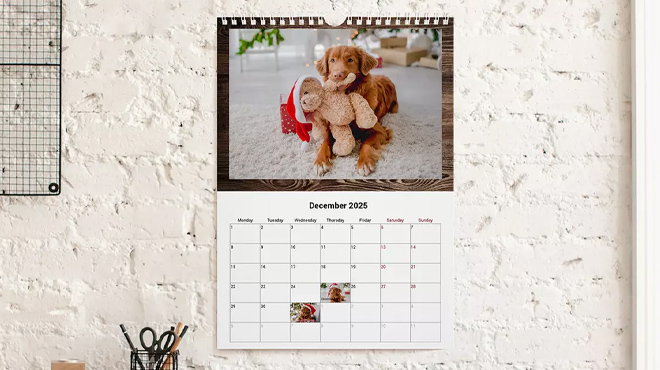 Personalized 12 Month Wall Calendar 2