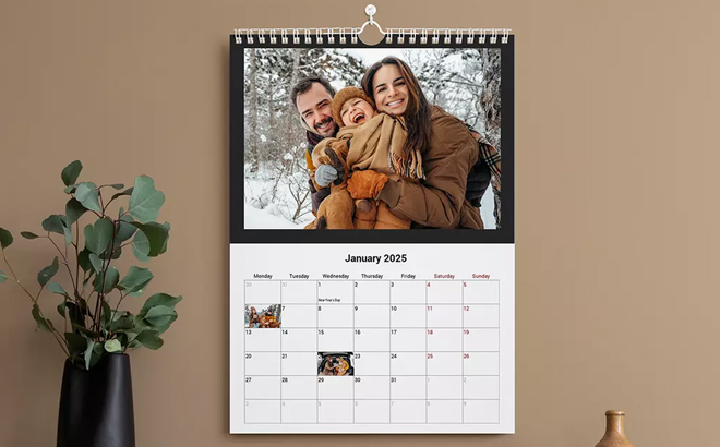 Personalized 12 Month Wall Calendar