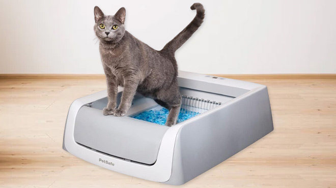 PetSafe ScoopFree Crystal Pro Self Cleaning Cat Litter Box