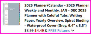 Planner Checkout Screen