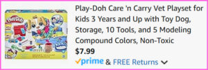 Play Doh Care n Carry Vet Playset