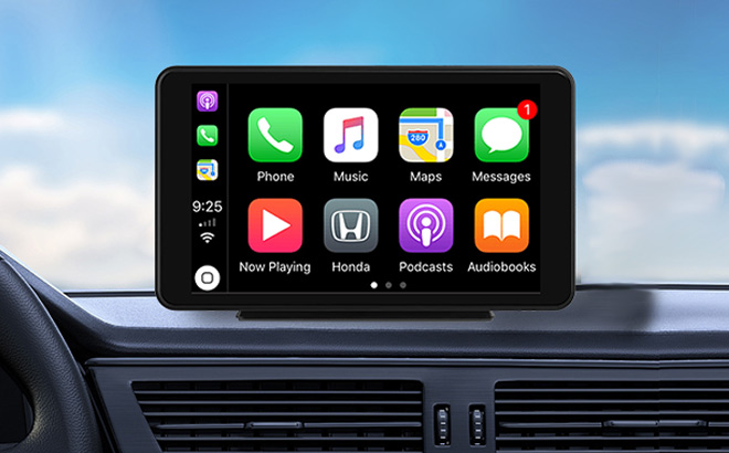 Plimpton 2024 Portable Carplay in the Car