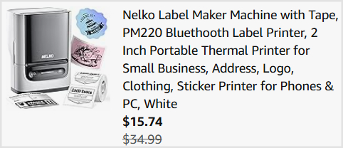 Portable Label Maker Checkout 3