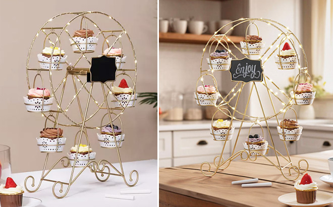 PreLit Rotating Dessert Wheel