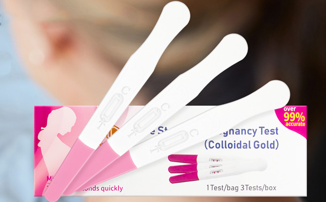 Pregnancy Test Pink HCG Early Detection