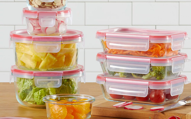 Pyrex Freshlock 16 Piece Food Storage Container Set