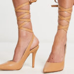 RAID Ishana Heeled Shoes with Ankle Tie