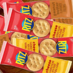 RITZ Peanut Butter Sandwich Cracker Snacks and Cheese Sandwich Crackers in a Bowl