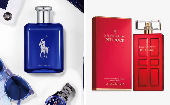 Ralph Lauren Polo Blue Eau de Parfum and Elizabeth Arden Red Door Eau de Toilette