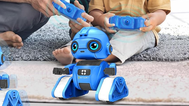 Rechargeable Remote Control Robot with Auto Demonstration