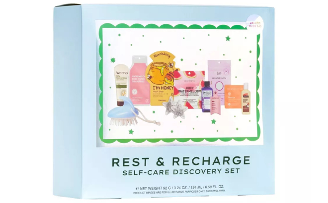 Rest Recharge Self Care Beauty 11 Piece Discovery Kit