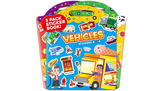 Reusable Sticker Books 3 Pack