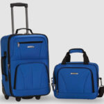 Rockland Fashion Softside Upright Luggage Set