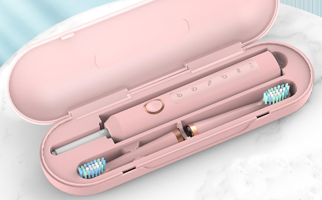 Rtauys M5 Sonic Electric Toothbrush in Pink