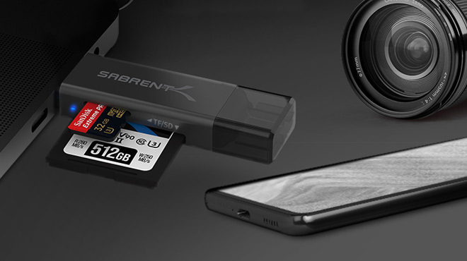 Sabrent USB 3 0 USB Type C Card Reader