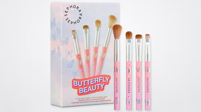 Sephora Collection Mini Butterfly Beauty Eye Brush Set