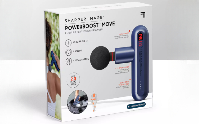 Sharper Image Powerboost Move Portable Percussion Massager