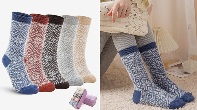 Sisosock Womens Winter Socks