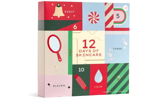 Skincare Advent Calendar 12 Piece Gift Set