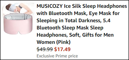 Sleep Headphones Mask Checkout